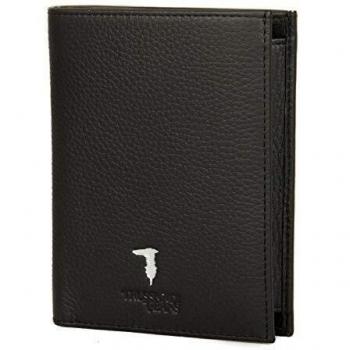 Trussardi Jeans Cartera hombre cuero artículo 71W00002 2P000181 WALLET VERTICAL COIN POCKET SMOOTH - cm.10x13