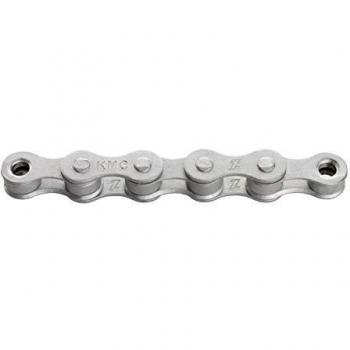 KMC S1 Rust Buster Cadena de una Sola Velocidad, Unisex, Plata Mate, Wide