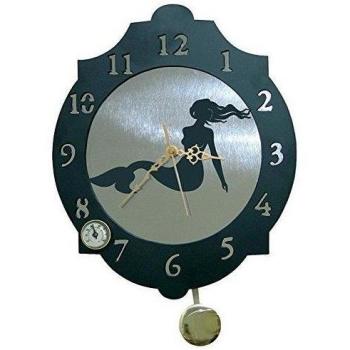 IMEX EL ZORRO El Zorro 11332-Reloj Sirena, 374 x 312 mm, Metal, Gris, 40x34x7 cm