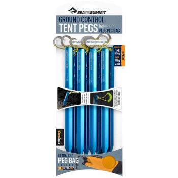 Sea to Summit Ultralight Ground Control Tent Pegs - 6 Pack (Blue)