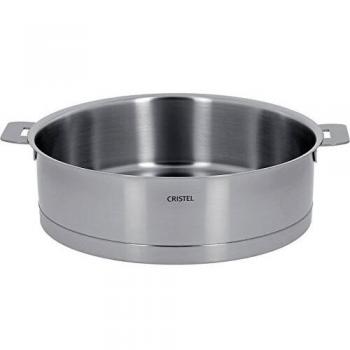 Sauté de acero inoxidable Cristel Strate con mango desmontable - 26 cm