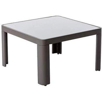 Mesa de Centro de Exterior Gris de Aluminio para terraza - LOLAhome