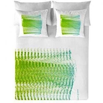 Devota&Lomba Juego De Funda Nórdica Verde/Blanco Cama 180
