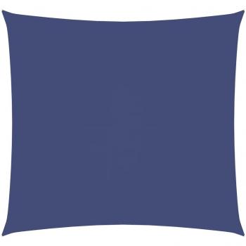 Toldo de vela cuadrado tela Oxford azul 7x7 m