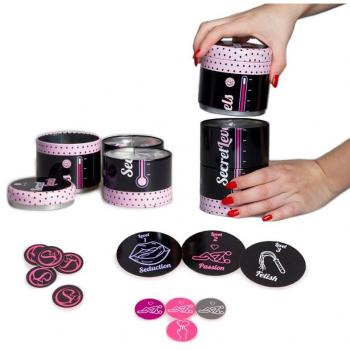 Secret Play Juego Niveles Secretos - Juegan de mesa, para adultos, incluye cartas y desafíos eróticos, fomenta la comunicación y la intimidad en pareja