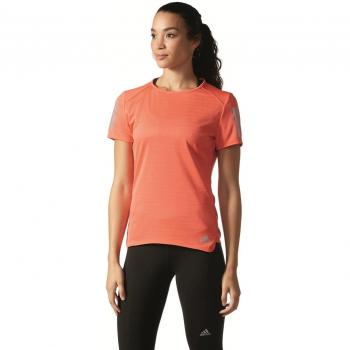 adidas Rs Ss Tee W, Camiseta Para Mujer, Naranja