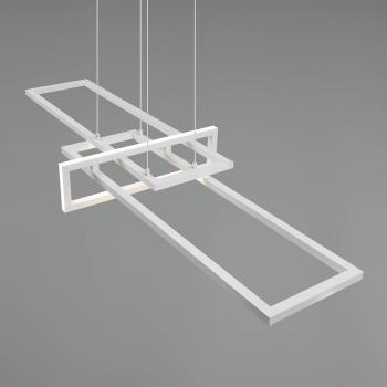 Lámpara Colgante Trio Salinas LED Estera Blanca
