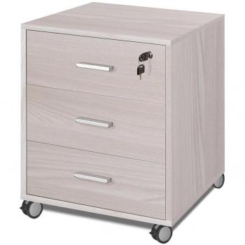 Cajonera de Oficina Olmo 3 Cajones con Ruedas 50x41x70 cm