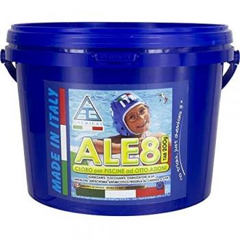 Cloro para piscina tabletas 200 g - 8 funciones