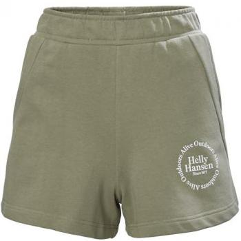 Pantalón corto Helly Hansen Core Sweat verde seco mujer - XS