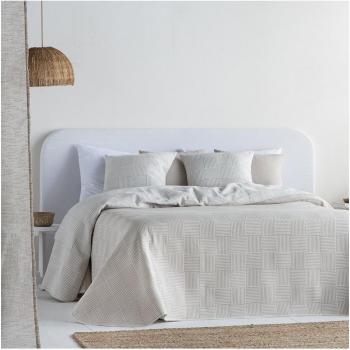 Colcha algodón jacquard Dakota beige