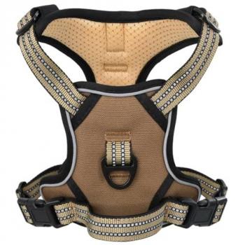 vidaXL Arnés para perros con correa y collar ajustable L Color Azul, Camouflage Brown, Marrón y más