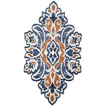Homemania - Alfombra Estampada de Petalo 1, Multicolor, de Poliamida, 80 x 200 cm