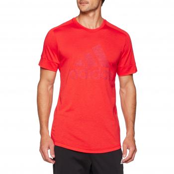 adidas M ID Big Logo T Camiseta, Hombre, Rosa