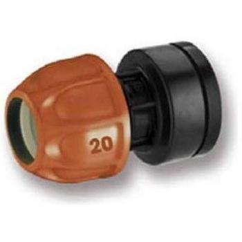 Racord Claber 20 mm con rosca hembra de 1 y accesorios para riego