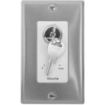 Lowell KL100-PA 100W Attenuator, Decorator/Keylock, Stainless/White