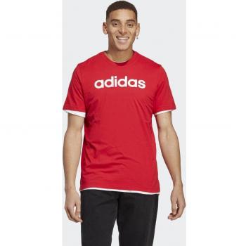 Camiseta adidas Essentials Linear Logo Rojo Hombre
