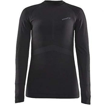 Craft Active Intensity Women's Long Sleeve Baselayer Top - Black / Asphalt / XLarge