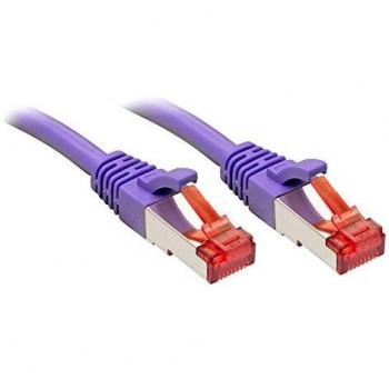 Lindy 47820 Purple CAT 6 S/FTP Networking Cable, RJ45 to RJ45, 0.30m