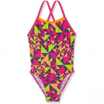 Speedo Fluotime Allover Thinstrap Crossback Bañador, Niñas, 30