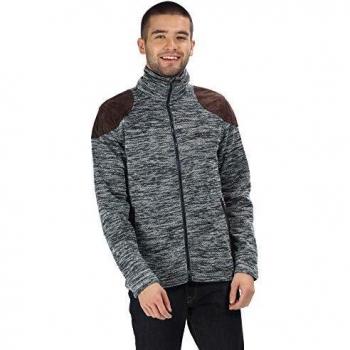 Regatta Cranston Suedette Jacquard - Forro Polar con Cremallera Completa para Hombre, Hombre, Color Blue Wing, tamaño Small