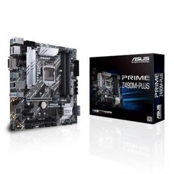 Asus Prime Z490M-Plus LGA 1200 Micro-ATX Intel Z490 DDR4 Max 128GB HDMI DVI-D DisplayPort