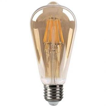 FABRILAMP Bombilla LED PEBETERO decorativa estilo clásico. 8W 750lm 2700K 30.000 horas Amabar