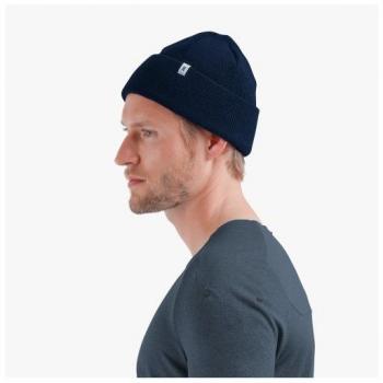 Navy Unisex Merino Wool Beanie Hat