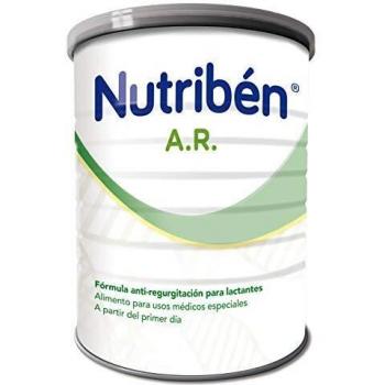 Nutribén AR 1 - Leche en Polvo AntiRegurgitación para Bebés con Regurgitación y Trastornos Digestivos Leves- a partir del Primer Día - 1 unidad 800g