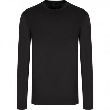 Armani Sustainable Lyocell Jersey T-Shirt - Black - Size S
