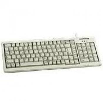 Teclado Cherry XS G84-5200 USB/PS2 AZERTY Francés Gris con teclado numérico
