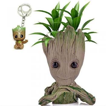 Udream Baby Groot Maceta - Maravillosa Figura de acción de Guardians of The Galaxy para Plantas y bolígrafos - Perfecto como Regalo - Soy Groot