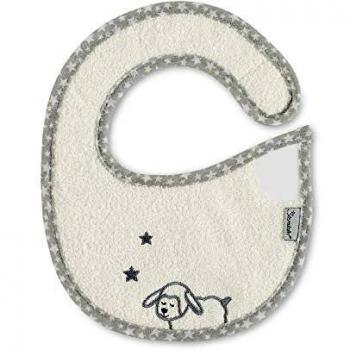 Sterntaler Babero de plástico de la Oveja Stanley, Tamaño: 20 x 26 cm, Color: Beige