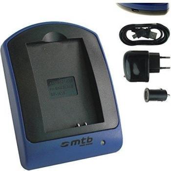 Cargador (USB/Coche/Corriente) para BP1410 / Samsung Smart Camera NX30, WB2200F