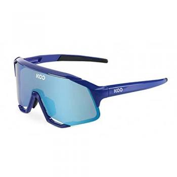 Koo Demos Blue Mirror Cycling Sunglasses with Zeiss Turquoise Lenses