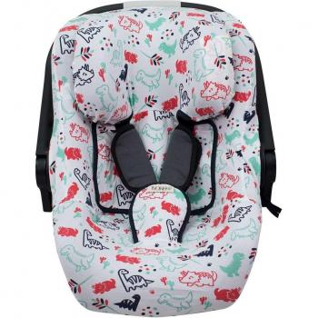 Funda para silla de coche compatible con Jané Koos I-Size y Concord Neo Air Jyoko Dino Party