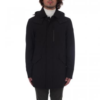 Woolrich Barrow Mac Soft Shell Black Winter Jacket for Men Size S