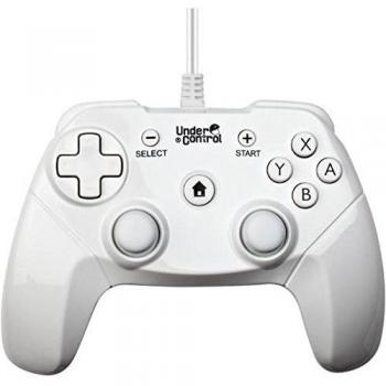 Mando por Cable Blanco para Wii/Wii U 2m Bajo Control Experto
