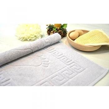 Absorbente alfombrilla de baño - toalla de pie, hecho de 100% algodón