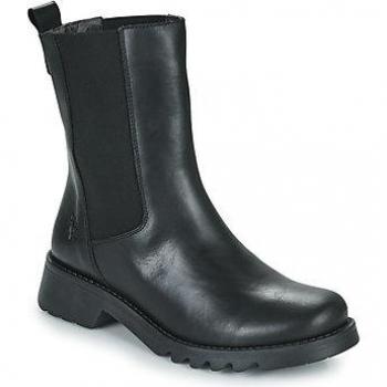 Fly London Women's Leather Chelsea Boots RONIN - Black