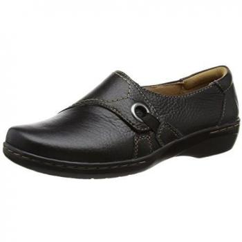 Clarks Evianna Boa, Mocasines para Mujer, Negro