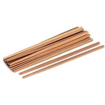 sourcing map Cocina de madera Punta redonda Almuerzo Fideos Palillos Vajilla 10 pares