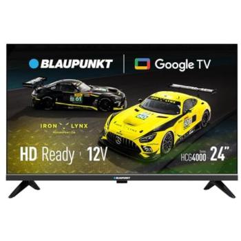 Televisor LED 24 Blaupunkt 24HCG4000S, HD Ready, Smart TV con Google TV, WiFi, Bluetooth 5.0, HDMI y USB, control por voz con Google Assistant