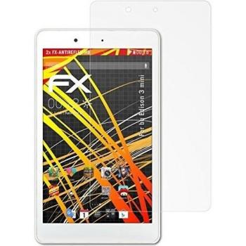 atFoliX Película Protectora Compatible con bq Edison 3 Mini Lámina Protectora de Pantalla, antirreflejos y amortiguadores FX Protector Película