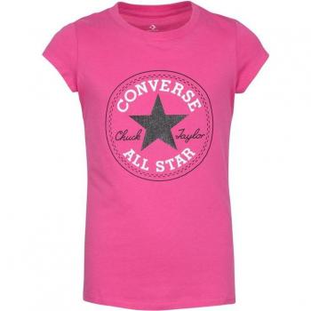 Camiseta de Manga Corta Infantil Converse Timeless  Rosa