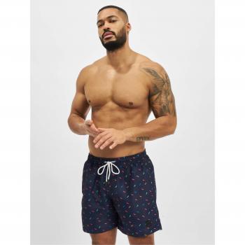 Urban Classics Men's Patterned Swim Shorts with Sunglasses - XL