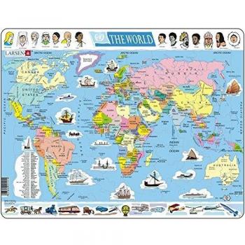 Puzzle de Mapa Político del Mundo - 107 Piezas
