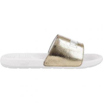 Chanclas Puma Cool Cat 2.0 Mujer Metálico - Blanco