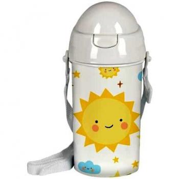 Safta Botella 500 ml Apertura Automática con Pajita Preescolar Solete, 73x195 mm