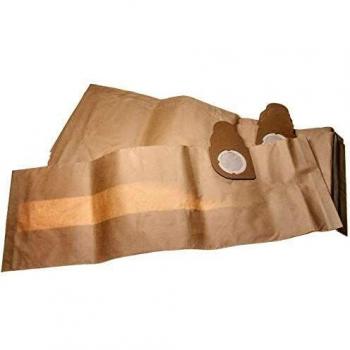 Bolsa de papel compatible con aspiradoras Nilfisk/Alto/Wap Aero 640 y 840 - 5 unidades, 70,6 cm x 24 cm, color marrón